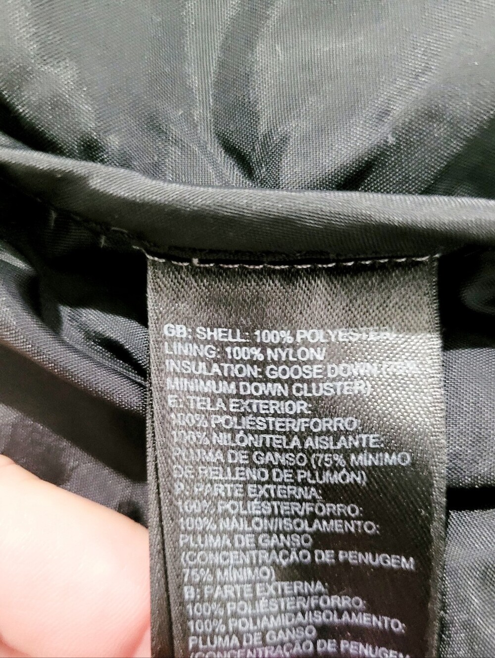 The North Face 550 Down Puffer Vest Women's Medium Gray Full Zip Goose Down - Picture 9 of 14